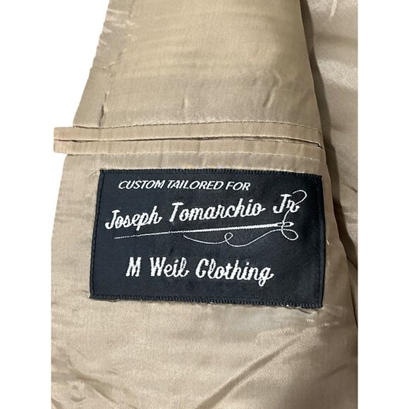 Pashima Alashan Pure Mongolian Cashmere Mens Blazer Jacket Size 42 - Picture 7 of 7